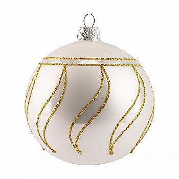 Ялинкова прикраса "Візерунок №2" матова, Klavdievo Ялинкова прикраса "Візерунок №2" матова, Klavdievo