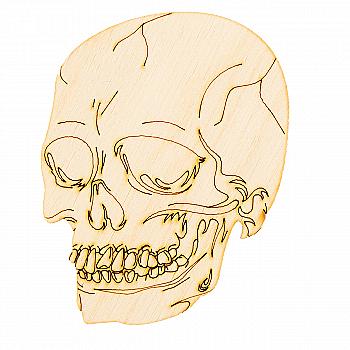 Заготівка дерев`яна "Череп",  R040