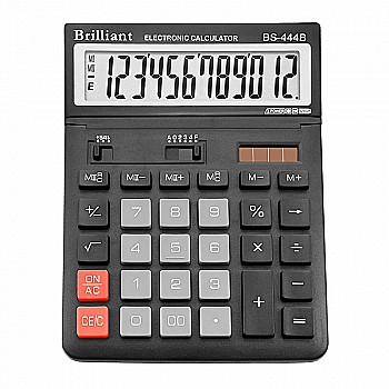Калькулятор Brilliant BS-444В 12р., 2-пит Калькулятор Brilliant BS-444В 12р., 2-пит