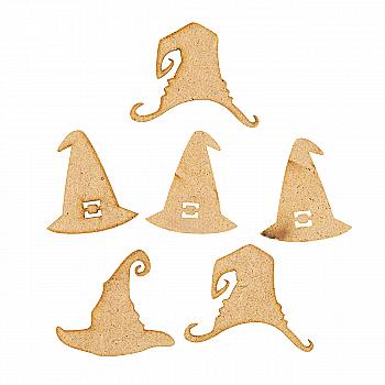 Заготівка дерев`яна Відьмацькі капелюхи, 6 шт, Ч280
