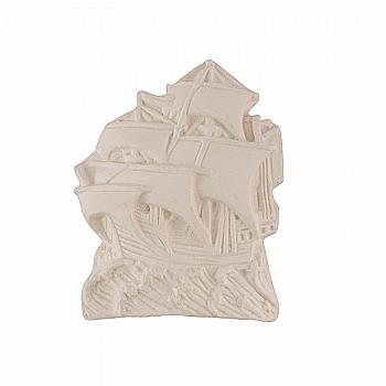 Заготовка из гипса Кораблик №3, b05003 Заготовка из гипса Кораблик №3, b05003