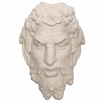 Заготовка из гипса Маскарон Бахус