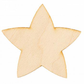 Заготівка дерев`яна Зірка №1 65*70 мм, НГ0013 Заготівка дерев`яна Зірка №1 65*70 мм, НГ0013