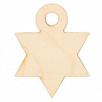 Заготівка дерев`яна Зірка №2 60*50 мм, НГ0014 Заготівка дерев`яна Зірка №2 60*50 мм, НГ0014