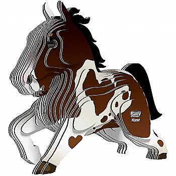 Збірна 3Д модель Eugy "Зоопарк: Кінь", XEG-134 Збірна 3Д модель Eugy "Зоопарк: Кінь", XEG-134