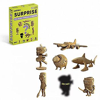 Картонний конструктор "Cartonic 3D Puzzle SURPRISE TRALALERO TRALALA & FRIENDS", CARTSURPTRA Картонний конструктор "Cartonic 3D Puzzle SURPRISE TRALALERO TRALALA & FRIENDS", CARTSURPTRA
