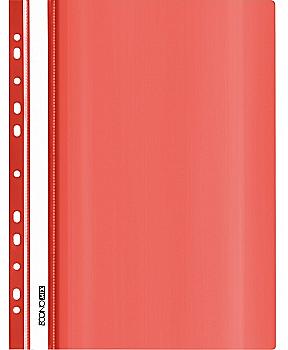 Швидкозшивач А4, перфорація, глянець, червона E31510-03