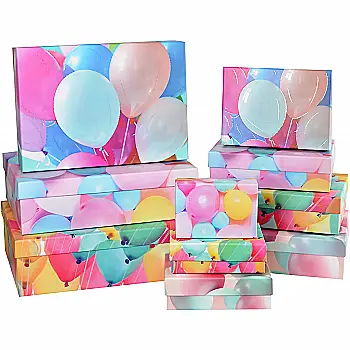 Подарункова коробка прямокутна, "Повітряні кулі", 27,5*19,5*7,5 cм, 1810831416 Подарункова коробка прямокутна, "Повітряні кулі", 27,5*19,5*7,5 cм, 1810831416