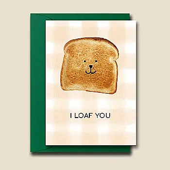 Листівка з конвертом А6 "Тост", Cobart, СS-GС-006 Листівка з конвертом А6 "Тост", Cobart, СS-GС-006