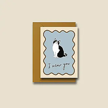 Листівка з конвертом А7 "Кіт", Cobart, СS-GС-007 Листівка з конвертом А7 "Кіт", Cobart, СS-GС-007