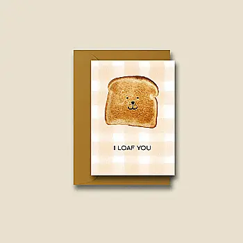 Листівка з конвертом А7 "Тост", Cobart, СS-GС-009 Листівка з конвертом А7 "Тост", Cobart, СS-GС-009