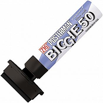 Маркер акриловий ZIG POSTERMAN BIGGIE 50 Black 50мм, чорний, KURETAKE ,PMA-150/010 Маркер акриловий ZIG POSTERMAN BIGGIE 50 Black 50мм, чорний, KURETAKE ,PMA-150/010