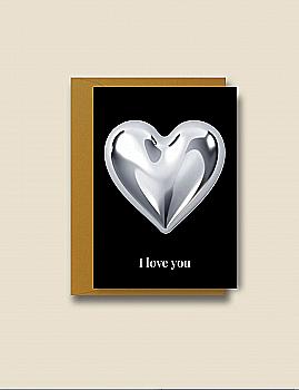 Листівка з конвертом А7 "Сердечко", Cobart, СS-GС-015 Листівка з конвертом А7 "Сердечко", Cobart, СS-GС-015