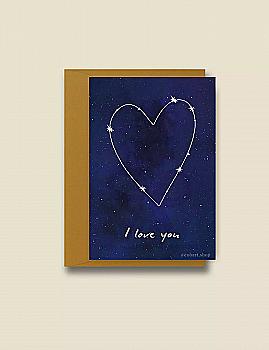 Листівка з конвертом А7 "Сузір`я", Cobart, СS-GС-020 Листівка з конвертом А7 "Сузір`я", Cobart, СS-GС-020