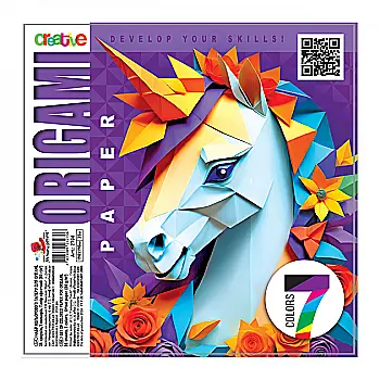 Папір для орігамі 190 х 190 мм, 80 г/м2, кольор. мікс, TM "Art studio of Happiness" (2706) Папір для орігамі 190 х 190 мм, 80 г/м2, кольор. мікс, TM "Art studio of Happiness" (2706)