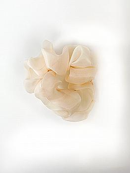 Резинка-облачко молочного цвета, R135a-2