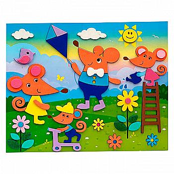 М`яка аплікація "Сім`я крисок", МА-16 М`яка аплікація "Сім`я крисок", МА-16