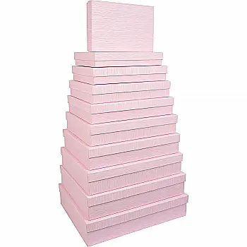 Подарункова коробка прямокутна, рожева текстурна, 31*23*13,5 см, 191028987 Подарункова коробка прямокутна, рожева текстурна, 31*23*13,5 см, 191028987