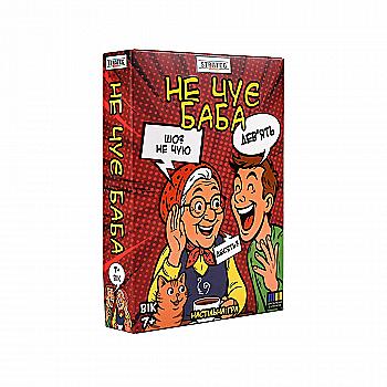 Гра настільна "Не чує баба" (укр) 30948, ТМ "Strateg" Гра настільна "Не чує баба" (укр) 30948, ТМ "Strateg"