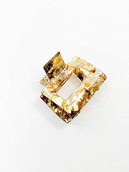 Крабик для волос мраморный цветочный, N021/9