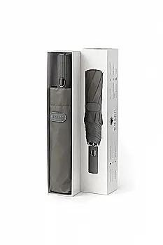 Парасоля KRAGO Column Grey повний автомат сірий Парасоля KRAGO Column Grey повний автомат сірий