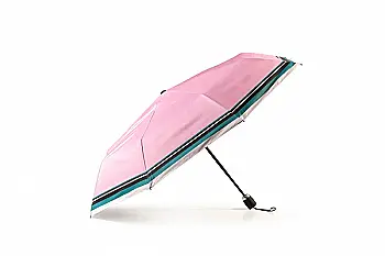 Парасоля KRAGO жіноча повний автомат рожевий в смужку Парасоля KRAGO жіноча повний автомат рожевий в смужку