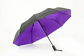 Парасолька KRAGO з подвійним куполом фіолетова Парасолька KRAGO з подвійним куполом фіолетова