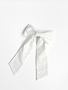 Бант прошва белая лента меньше узора крепления автомат, S014