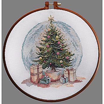 Набір для вишивання хрестиком "Мить перед Різдвом", AH-255 Набір для вишивання хрестиком "Мить перед Різдвом", AH-255