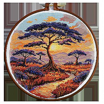 Набір для вишивання хрестиком "Просторами Саванни", AH-257 Набір для вишивання хрестиком "Просторами Саванни", AH-257