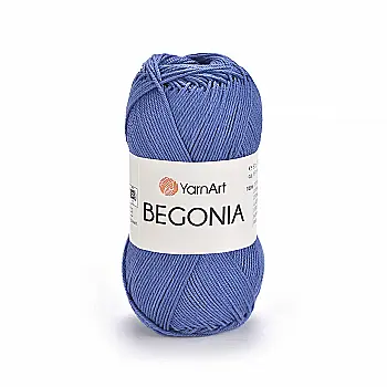 Пряжа 100% бавовна мерсеризована, 0154 Джинс, 169 м,TM YarnArt Begonia Пряжа 100% бавовна мерсеризована, 0154 Джинс, 169 м,TM YarnArt Begonia