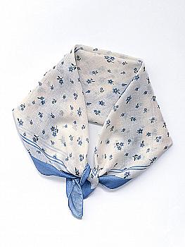 Косынка голубые ромашки, EW6-2