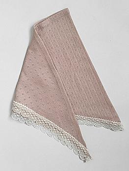 Косынка трикотажная розовая, EW1-12