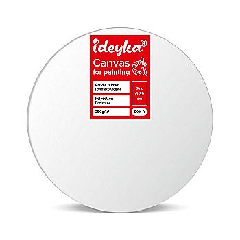 Полотно на підрамнику круглої форми d 39 см, D016-R Полотно на підрамнику круглої форми d 39 см, D016-R