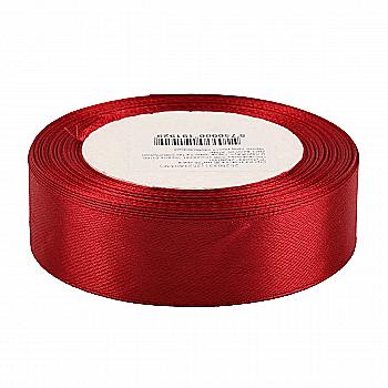 Стрічка атласна 25 мм*25 ярдів "Рубінова", 25250331 Стрічка атласна 25 мм*25 ярдів "Рубінова", 25250331