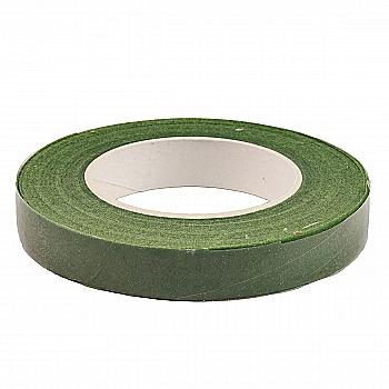 Стрічка флористична паперова клейова Стандарт 22 м, E90011-4A1-01-12-DA069-A, зелена