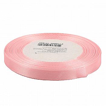 Стрічка атласна 10 мм*25 ярдів "Світло-рожева", 10250041 Стрічка атласна 10 мм*25 ярдів "Світло-рожева", 10250041