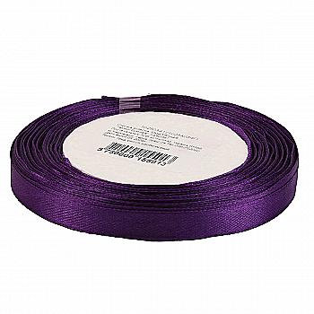 Стрічка атласна 10 мм*25 ярдів "Темно-бузкова", 10250341 Стрічка атласна 10 мм*25 ярдів "Темно-бузкова", 10250341