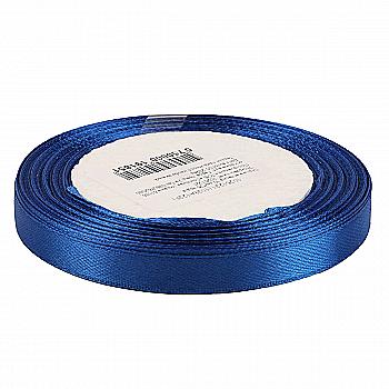 Стрічка атласна 10 мм*25 ярдів "Яскраво-синя", 10251221 Стрічка атласна 10 мм*25 ярдів "Яскраво-синя", 10251221