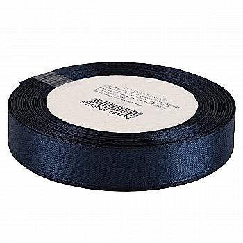 Стрічка атласна 15 мм*25 ярдів "Синя", 15250381 Стрічка атласна 15 мм*25 ярдів "Синя", 15250381