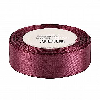 Стрічка атласна 25 мм*25 ярдів "Пурпурово-рожева", 25251711 Стрічка атласна 25 мм*25 ярдів "Пурпурово-рожева", 25251711