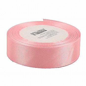 Стрічка атласна 25 мм*25 ярдів "Світло-рожева", 25250041 Стрічка атласна 25 мм*25 ярдів "Світло-рожева", 25250041