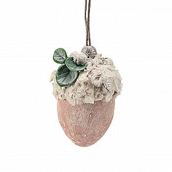 Игрушка новогодняя кашемир, Желудь, 10 см, 260