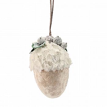 Игрушка новогодняя Скарлет, Желудь, 10 см, 460