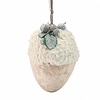 Игрушка новогодняя Скарлет, Желудь, 15 см, 458