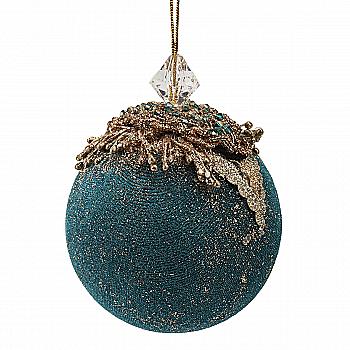 Игрушка новогодняя Ниагара, Шарик, 10 см, 1802