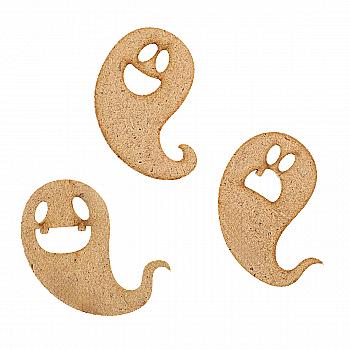 Заготівка дерев`яна Привиди з хвостиками, 3 шт, Ч293 Заготівка дерев`яна Привиди з хвостиками, 3 шт, Ч293