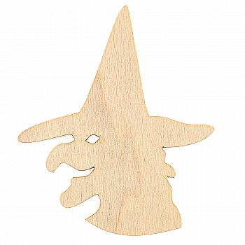 Заготівка з фанери Розмальовка Хелловін "Голова відьми" 7,5*6,4 см, 001289 ArtBober Заготівка з фанери Розмальовка Хелловін "Голова відьми" 7,5*6,4 см, 001289 ArtBober