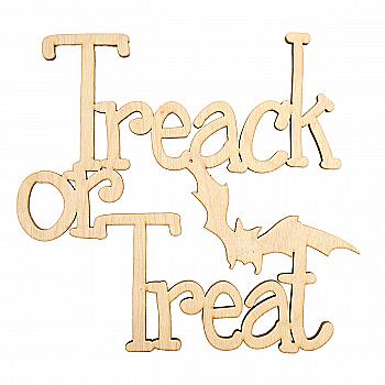 Заготівка дерев`яна Treack or treat, С246 Заготівка дерев`яна Treack or treat, С246