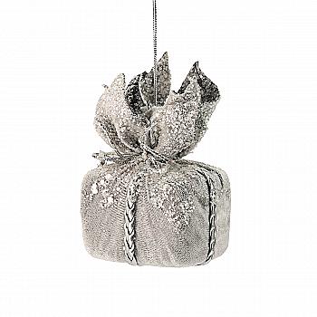 Игрушка новогодняя Арктика "Подарок" 10 см, 1305